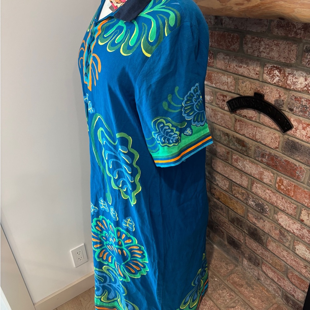 Anthropologie FARM Rio Colorful Caftan - Picture 3 of 5